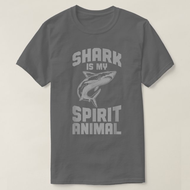Camiseta Marine Biology Shark Is My Spirit Animal  (Frente do Design)