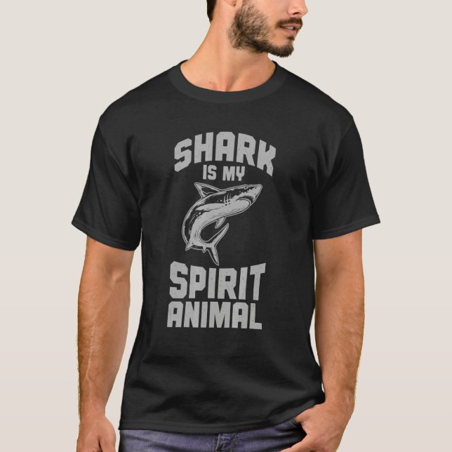 Camiseta Marine Biology Shark Is My Spirit Animal (Frente)