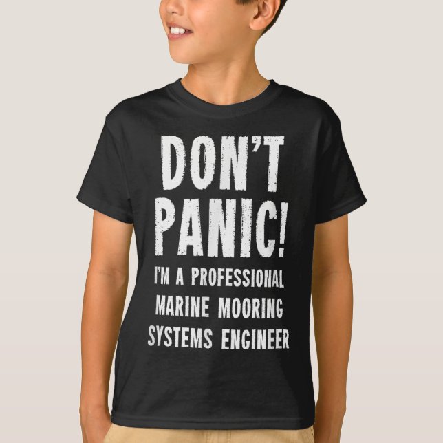 Camiseta Marine Mooring Systems Engineer  (Frente)