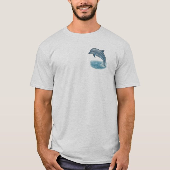 Camiseta Marine themed - Dolphin (Frente)