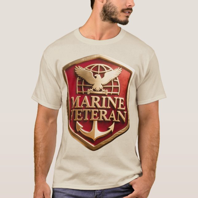 Camiseta Marine Veteran (Frente)