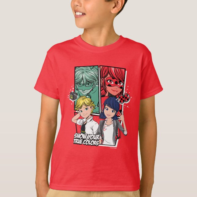 Camiseta Marinette e Adrien Verdadeiras Cores (Frente)