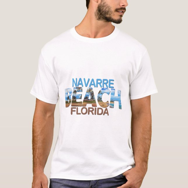Camiseta Marinha de Verão - Flórida (Frente)