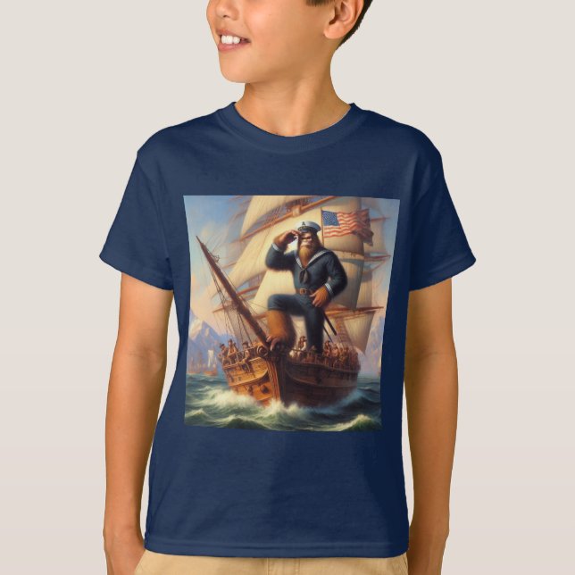 Camiseta Marinheiro Bigfoot (Frente)