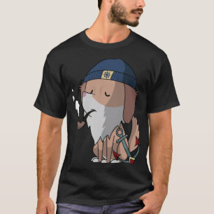 Camiseta Marinheiro-Cão e labrador legal