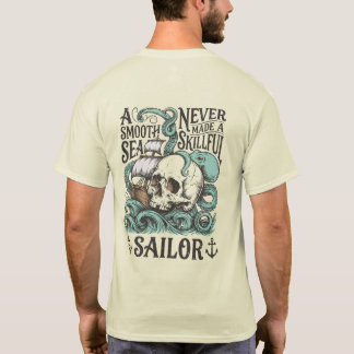 Camiseta Marinheiro Caveira & Kraken – Aventura Náutica Vin