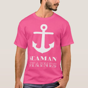 Camiseta Marinheiro Engraçado Âncora de Staines