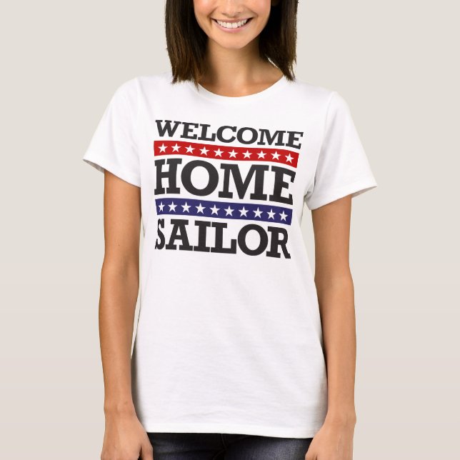 Camiseta Marinheiro Home bem-vindo (Frente)