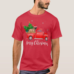 Camiseta Marinheiro Mastiff Andando Caminhão Vermelho no Na