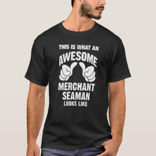 Camiseta Marinheiro Mercante Incrível Parece Engraçado