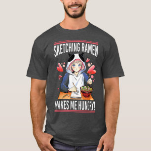 Camiseta Marinheiros Desenhadores Mulheres - Anime Ramen
