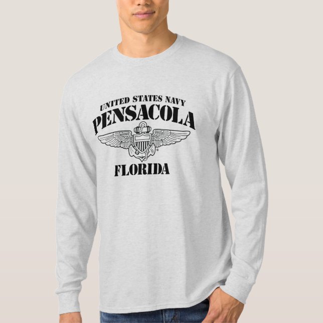 Camiseta Marinho Americano Pensacola T-Shirt (Frente)