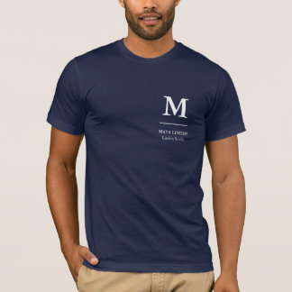 Camiseta Marinho Blue Funcionarios T-Shirt - Logotipo e nom