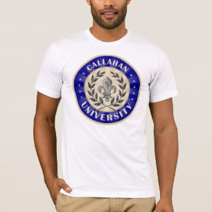 Camiseta Marinho da universidade de Callahan