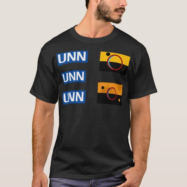 Camiseta Marinho das Nações Unidas. (Frente)