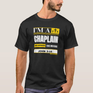 Camiseta MARINHO DE EXÉRCITO CHAPLAIN Apreciação MENSAGEM c