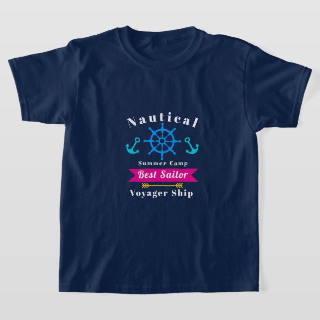 Camiseta Marinho de melhor marinheiro náutico (Postura )