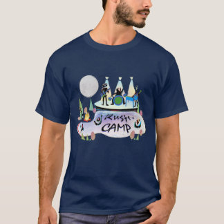 Camiseta Marinho escuro básico RushCamp do t-shirt dos