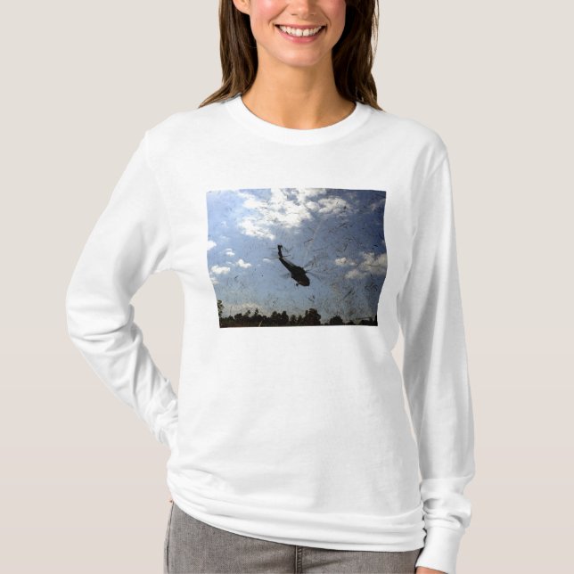 Camiseta Marinho HH-60 Seahawk dos EUA (Frente)
