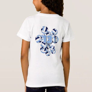 Camiseta marinho lt azul volleyball nome do atleta