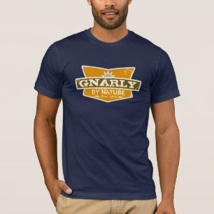Camiseta Marinho pipe% Gnarly customizável do GC   1% por