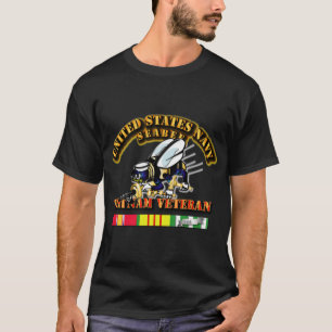 Camiseta Marinho - Seabee - Vietname Veterano