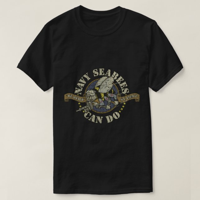 Camiseta Marinho Seabees 1942 (Frente do Design)