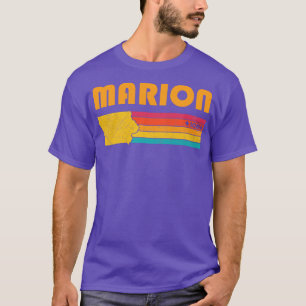 Camiseta Marion Iowa Vintage angustiou Souvenir