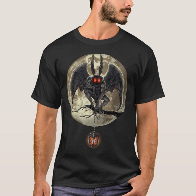 Camiseta Mariposa Criptozoológica Mothman (Frente)
