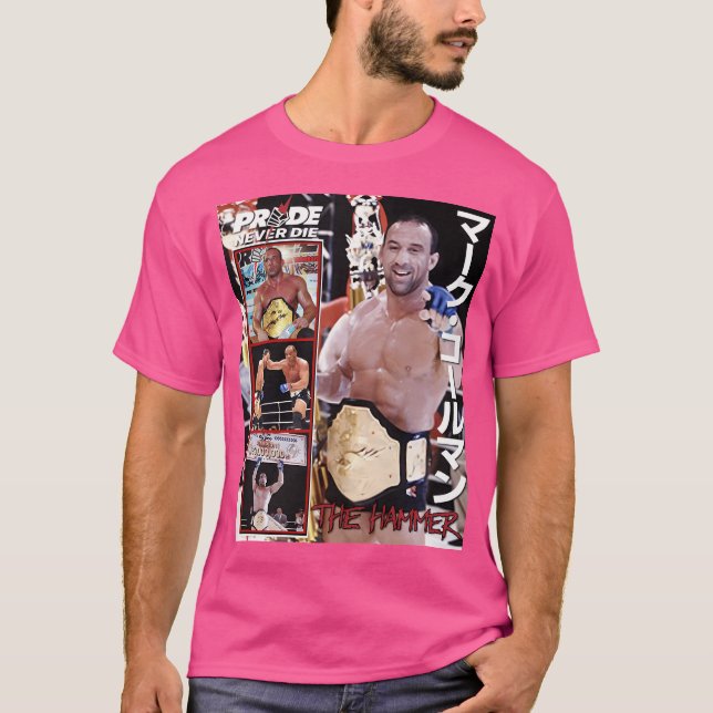 Camiseta Mark Coleman Pride Nunca Morre (Frente)