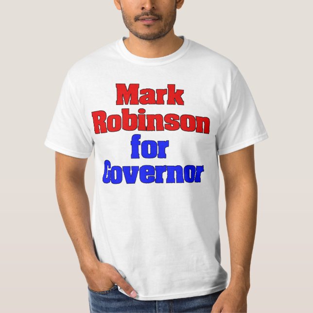 Camiseta Mark Robinson para Governador (Frente)