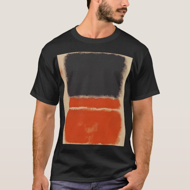 Camiseta Mark Rothko Red 1968 By Mark Rothko (Frente)