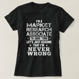 Camiseta Market Research Associate