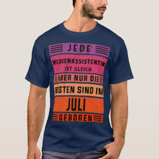 Camiseta Marketing aniversário nascer de julho assistente d