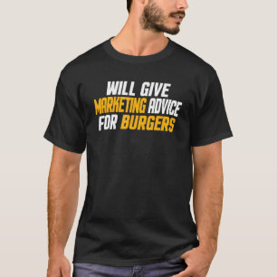 Camiseta Marketing Engraçado Dará Conselhos De Marketing Pa
