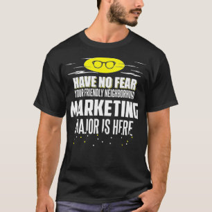 Camiseta Marketing Engraçado Não Tem Medo