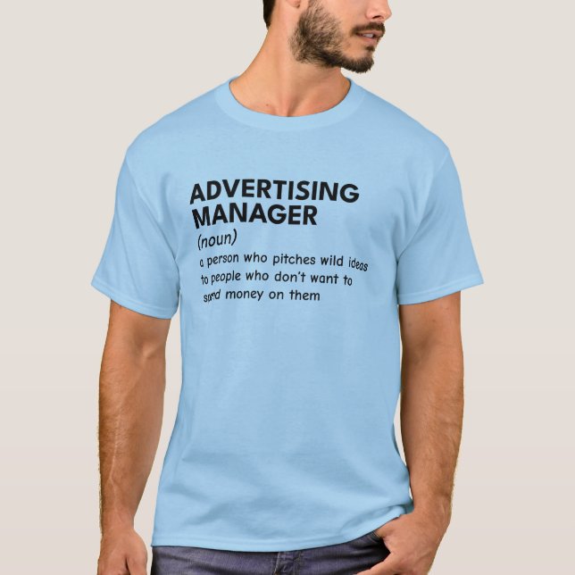Camiseta Marketing Manager Office Humor (Frente)
