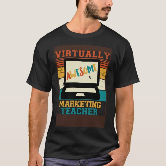 Camiseta Marketing Praticamente Incrível Professor Retro Me (Frente)