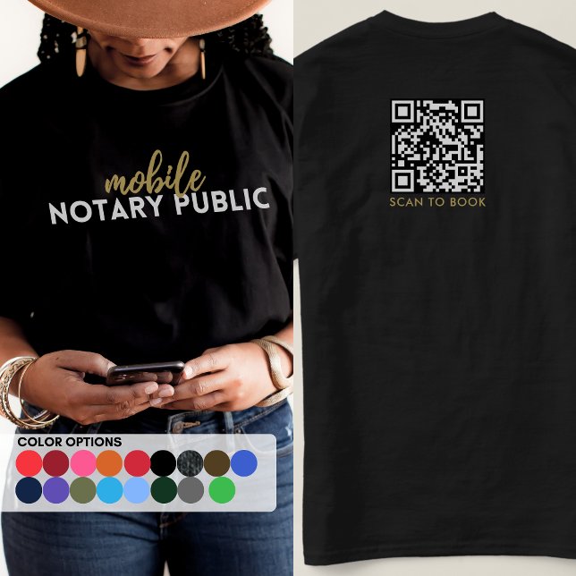 Camiseta Marketing público notarial portátil Dourado Pro Bl (Criador carregado)