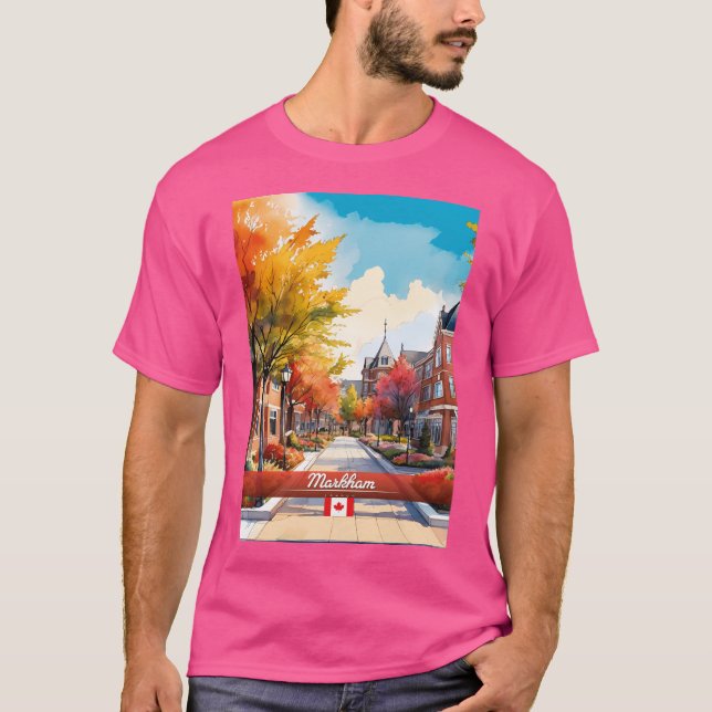 Camiseta Markham Canada Travel (Frente)