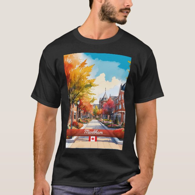 Camiseta Markham Canada Travel (Frente)