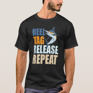 Camiseta Marlin Fish Tag & Release Protection & Conser