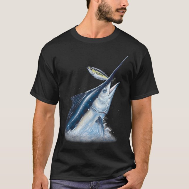 Camiseta Marlin Preto & Atum (Frente)