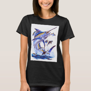 Camiseta marlins azuis e atuns