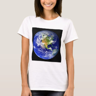 Camiseta Mármaco Azul Planeta Terra