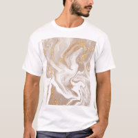 Mármore líquido bege, arte da linha de ouro.
