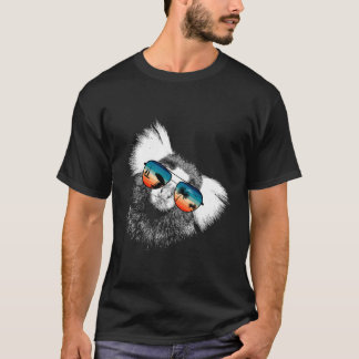 Camiseta Marmoset Hoodies Com Óculos De Sol Retro Stor