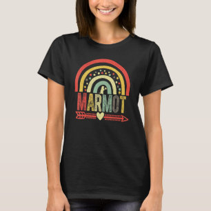 Camiseta Marmot Animal com Rainbow Marmot silhueta
