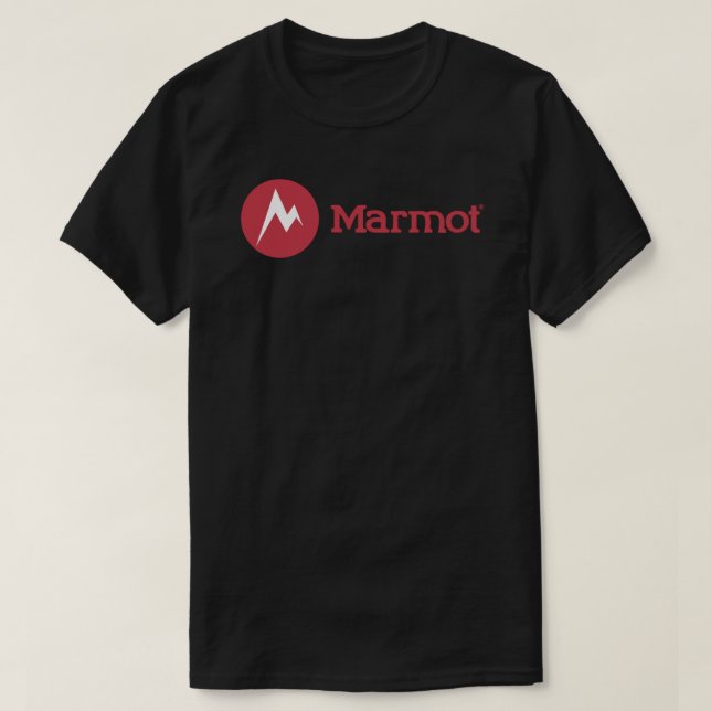 Camiseta Marmot é uma roupa de recreio e esporte ao ar livr (Frente do Design)