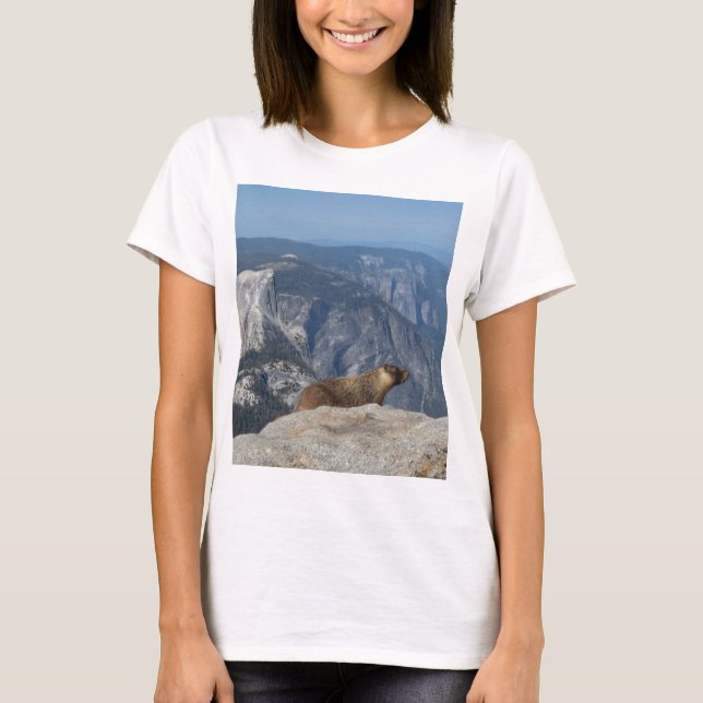 Camiseta Marmot Sobrevivendo a Metade do Come das Nuvens De (Frente)